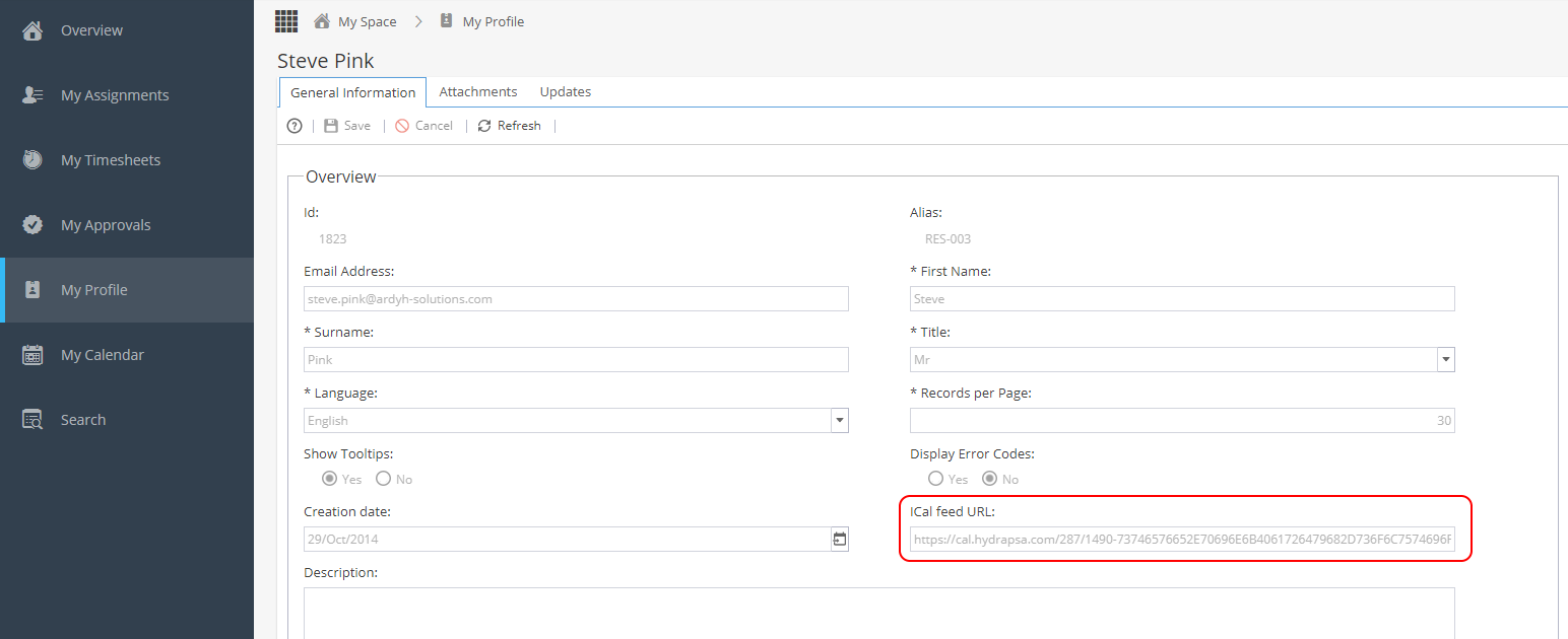 Sync Hydra Calendar (iCal) with Outlook / Google / Apple Hydra Support