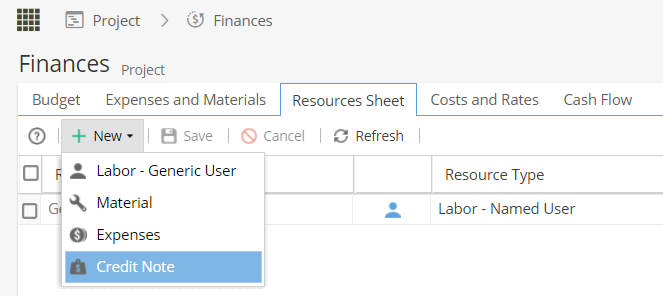 How to add a credit note – Hydra Support
